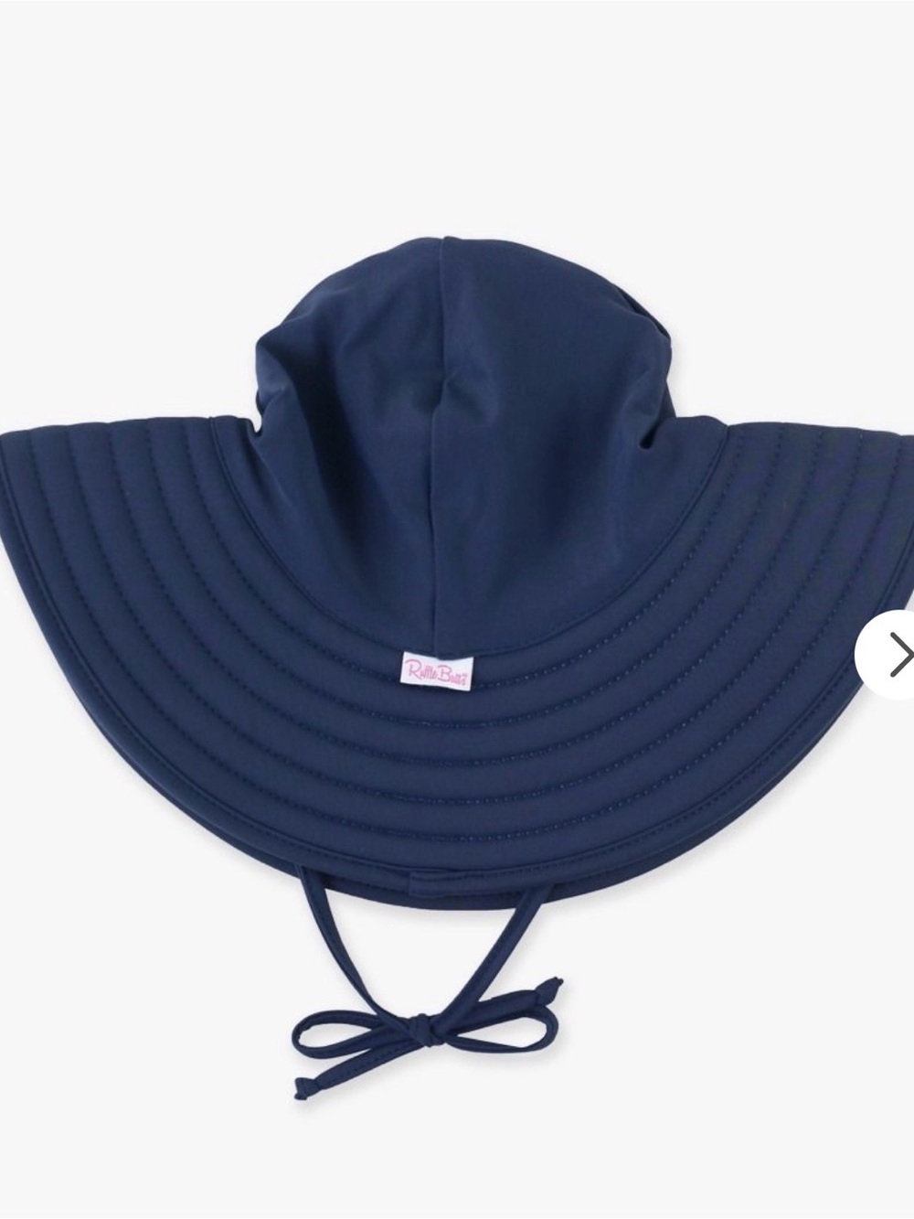 Ruffle Butts Navy Sun Hat for Kids 12m-2T